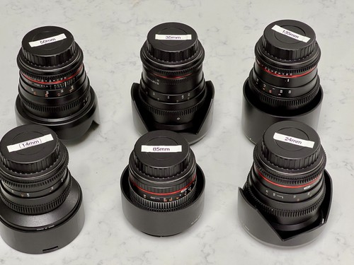 Set obiettivi samyang cine - set, di