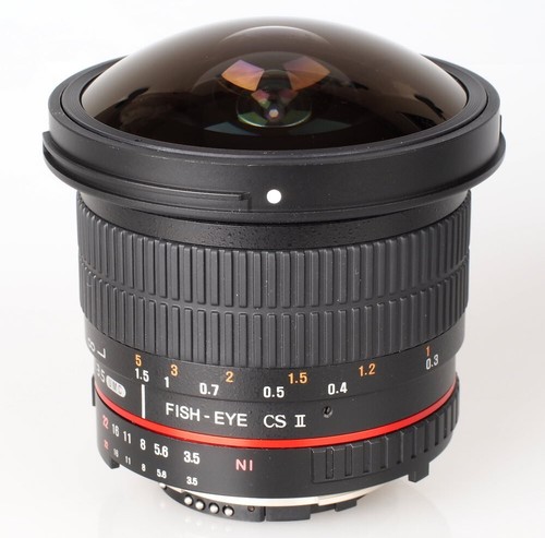 Obiettivo samyang 8mm umc - obiettivo, f3.5