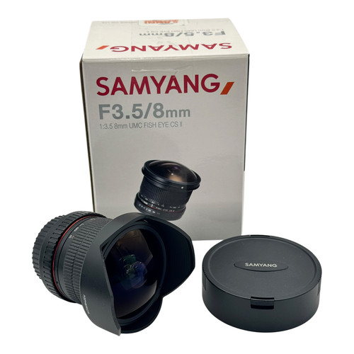 Obiettivo samyang 8mm umc - obiettivo, f3.5