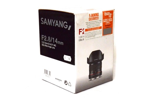 Obiettivo manuale samyang - obiettivo, 14mm