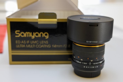 Obiettivo samyang 14mm - obiettivo, f/2.8