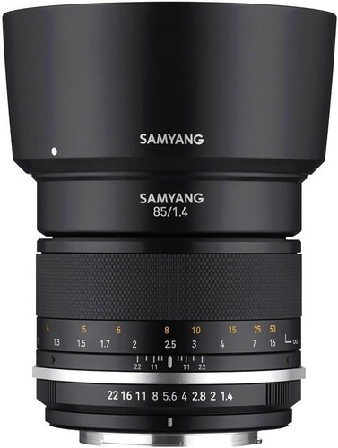 Samyang 85mm 4 mk2 - f/1,4,